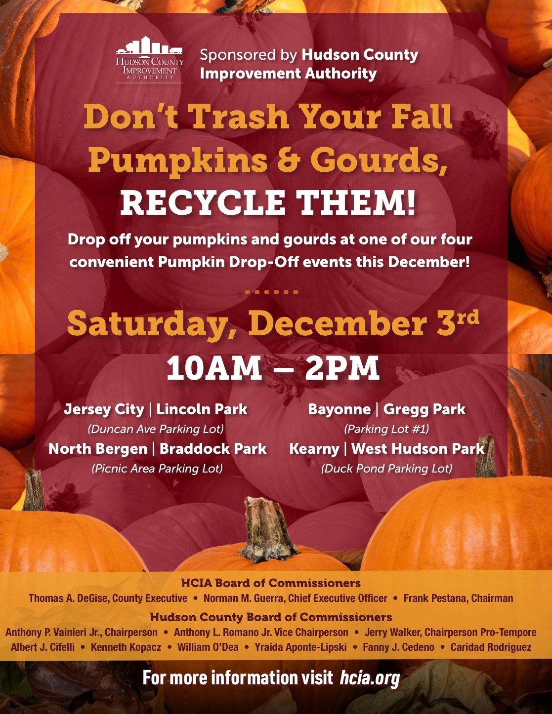 Don't send your pumpkins to the landfill